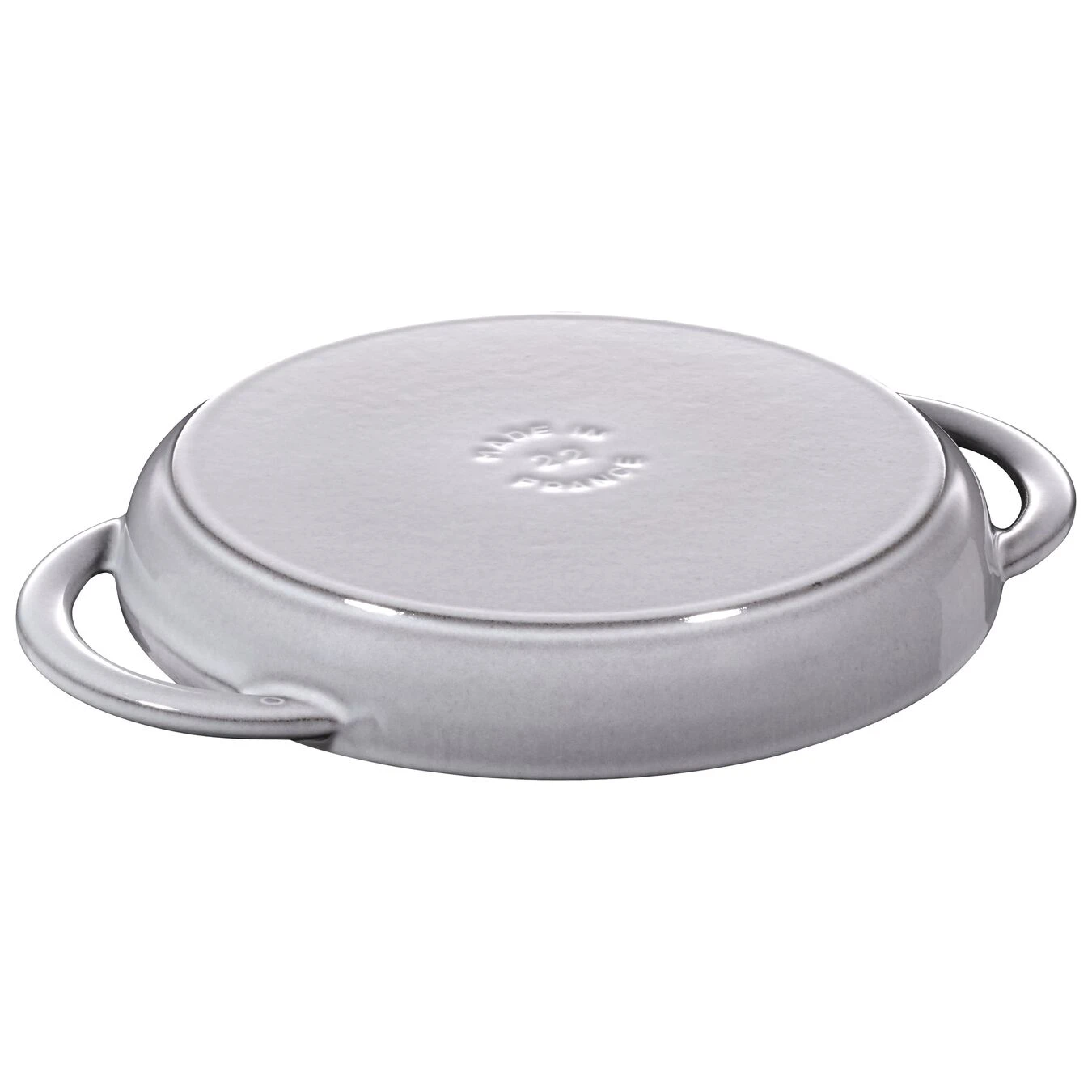 Staub Pure Grill 23 Cm, Rund, Graphit-Grau, Gusseisen 2 Staub Pure Grill 23 Cm, Rund, Graphit-Grau, Gusseisen – Bild 2