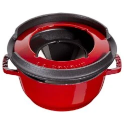 Staub Fondue Set 16 Cm, Kirsch-Rot 10 Staub Fondue Set 16 Cm, Kirsch-Rot -Demeyere Geschäft 40511 973 0 1