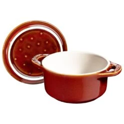 Staub Mini Cocotte 10 Cm, Rund, Antik-Kupfer, Keramik -Demeyere Geschäft 40511 999 0 1