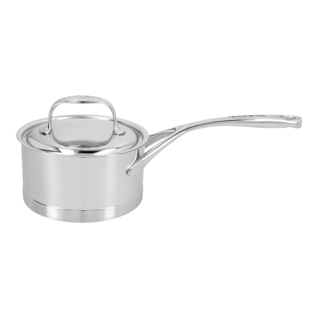 Demeyere Stieltopf Mit Deckel 14 Cm, 18/10 Edelstahl, Silber 1 Demeyere Stieltopf Mit Deckel 14 Cm, 18/10 Edelstahl, Silber