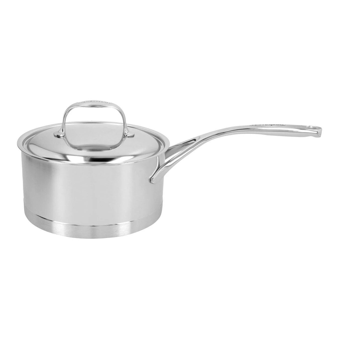 Demeyere Stieltopf Mit Deckel 18 Cm, 18/10 Edelstahl, Silber 1 Demeyere Stieltopf Mit Deckel 18 Cm, 18/10 Edelstahl, Silber