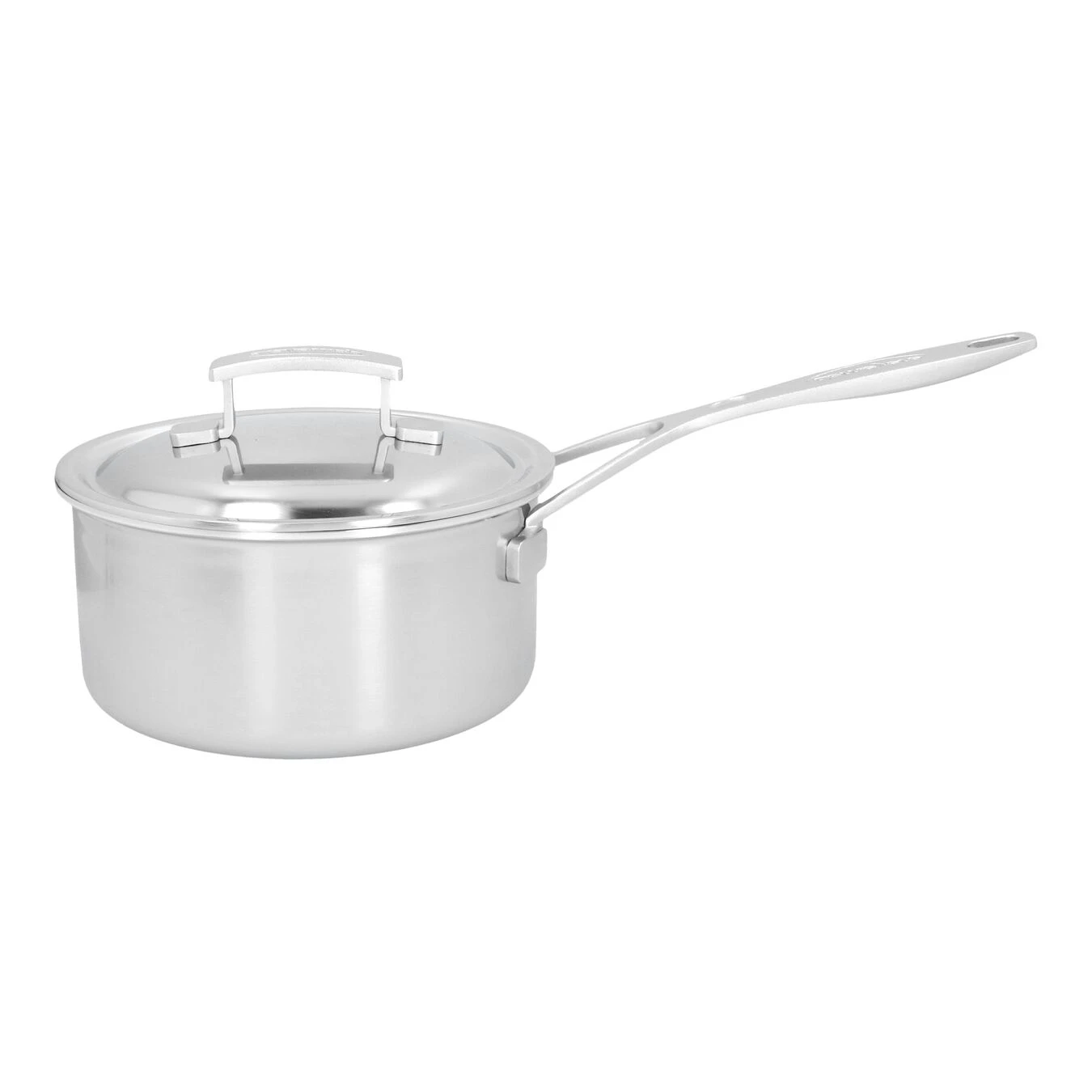 Demeyere Stieltopf Mit Deckel 18 Cm, 18/10 Edelstahl, Silber 1 Demeyere Stieltopf Mit Deckel 18 Cm, 18/10 Edelstahl, Silber