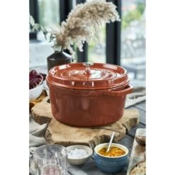 Staub Cocotte 26 Cm, Rund, Zimt, Gusseisen 11 Staub Cocotte 26 Cm, Rund, Zimt, Gusseisen -Demeyere Geschäft 424418894