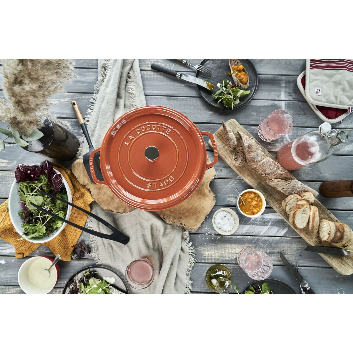 Staub Cocotte 26 Cm, Rund, Zimt, Gusseisen 5 Staub Cocotte 26 Cm, Rund, Zimt, Gusseisen – Bild 5
