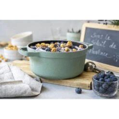 Staub Cocotte 22 Cm, Rund, Salbeigrün, Gusseisen -Demeyere Geschäft 750035301
