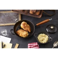 Staub Bratpfanne 24 Cm, Gusseisen, Schwarz 9 Staub Bratpfanne 24 Cm, Gusseisen, Schwarz -Demeyere Geschäft 750040086