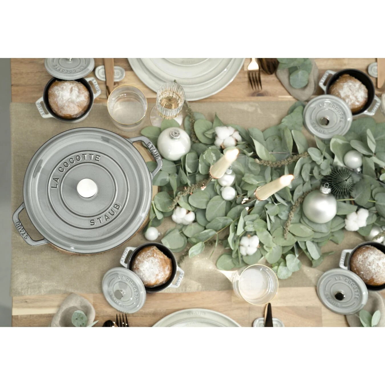 Staub Cocotte 26 Cm, Rund, Graphit-Grau, Gusseisen 6 Staub Cocotte 26 Cm, Rund, Graphit-Grau, Gusseisen – Bild 6